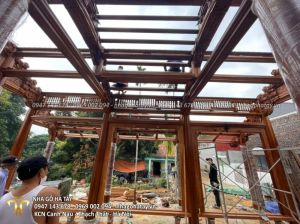 Nhà Gỗ Dâu 3 Gian - Huyện Gia Lộc - Tỉnh Hải Dương